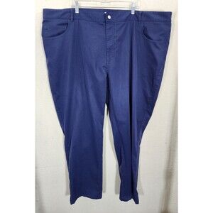 Peter Millar eb66 Performance Pants Men's 52 Navy Blue 5-Pocket Golf Big & Tall